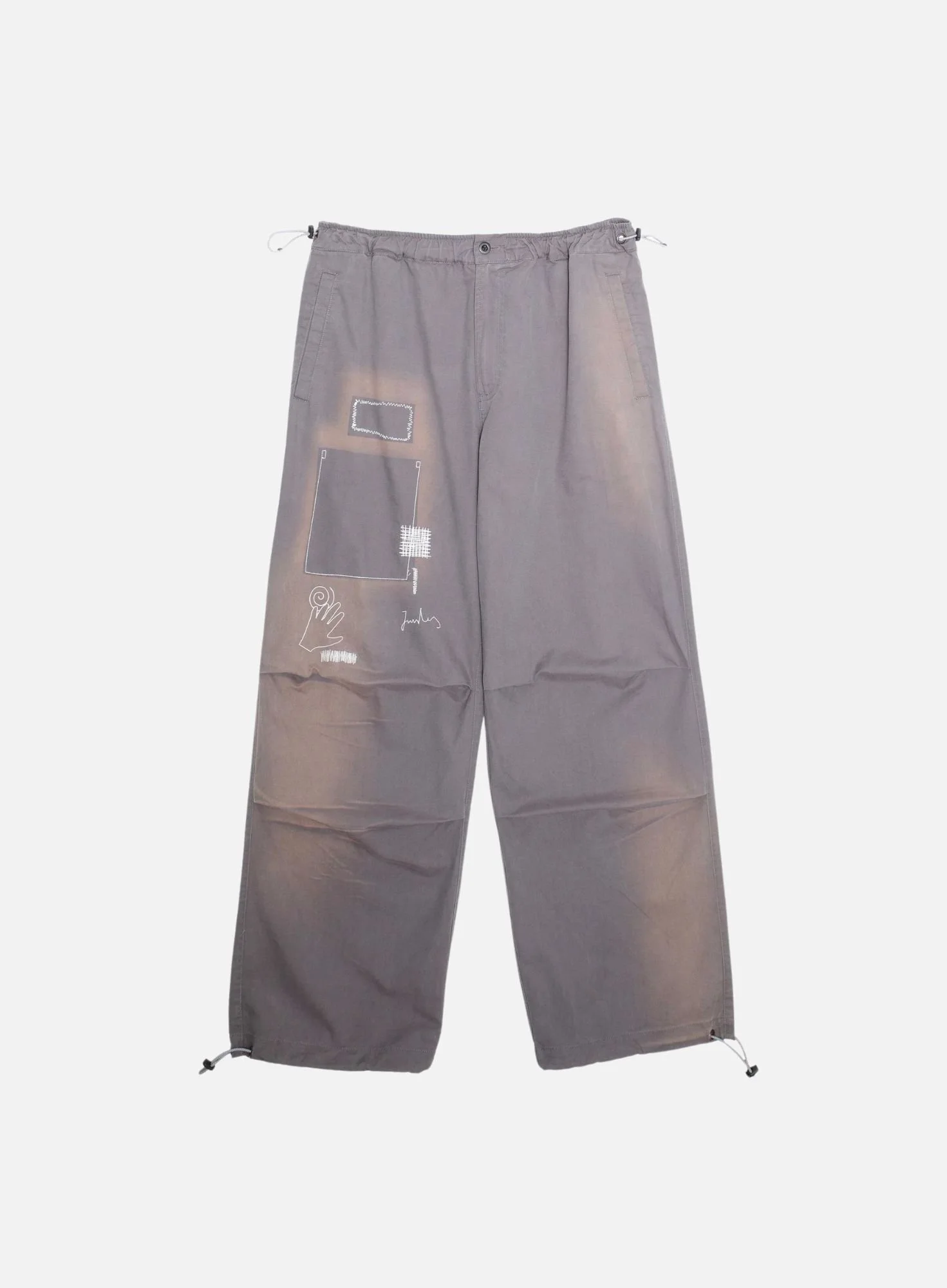 TODAYFUL　Nylon Line Pants ダークグレー　38 TODAYFUL Nylon Line Pants ダークグレー 38